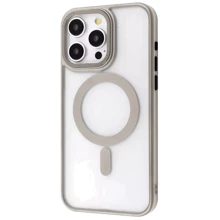 Чехол для iPhone Proove Blur Case with Magnetic Ring Natural Titanium for iPhone 13 Pro: Цвет серый