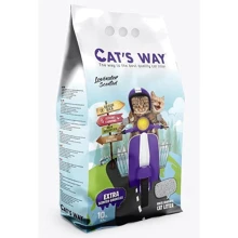 Наповнювач для котячого туалету Cats Way бентонітовий фіолетовий лаванда 5 л: Вид Глиняный
