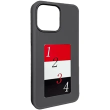 Чехол для iPhone ArmorStandart Ink Screen Black for iPhone 15 Pro Max (ARM74561): Цвет черный