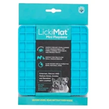 Килимок для повільного живлення LickiMat DOG MINI PLAYDATE TURQUOISE для собак (9349785006656): Тип Лизательные коврики