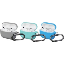 Чехол для наушников ArmorStandart Silicon with hook 3in (Blue, CoastalBlue, LightGrey) for Apple AirPods Pro: Тип Чехол