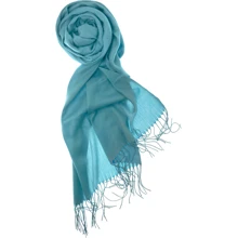 Палантин Pashmina блакитний (3330482): Стать жіночий