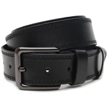 Мужской ремень Borsa Leather черный (V1115GX01-black): Пол Мужской