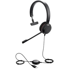 Наушники Jabra Evolve 20 SE Mono UC (4993-829-409): Тип конструкции накладные