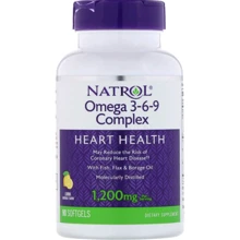 Natrol Omega 3-6-9 Complex, Lemon, 1.200 mg, 90 Softgels (NTL-00998): Тип Омега 3-6-9