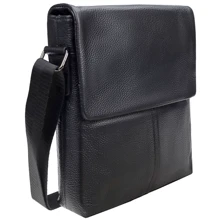 Чоловіча сумка планшет Borsa Leather чорна (1t8870-black): Стать Чоловік