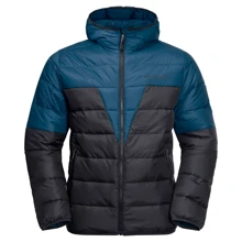 Пуховик Jack Wolfskin Dna Tundra Hoody M 1206611-1350 46 синій зимовий з капюшоном: Вид Пуховики