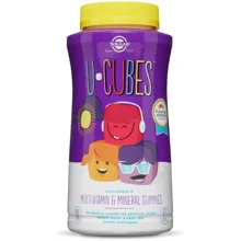 Solgar U-Cubes, Children's Multi-Vitamin & Mineral Gummies Солгар Мультівітаміни і мінерали для дітей жувальні 60 цукерок: Тип мультивітаміни