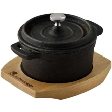 Кастрюля MasterPro Cook & share BGMP-3804-4 чугунная с крышкой 10 см 0.16 л (00000025310): Тип Традиционная