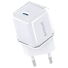 Зарядное устройство Proove Wall Charger USB-C Pure GaN 30W White (WCPU30012202): Особенности Быстрая зарядка, USB-C, Power Delivery (PD)