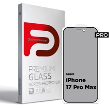 Захисне скло для iPhone ArmorStandart Tempered Glass Pro Anti-Spy Matte Black для iPhone 17 Pro Max (ARM86419): Тип захисту екрана на екран