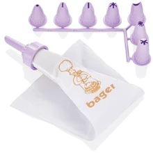 Кондитерский мешок BAGER BG-233 8 насадок LILAC (BG-233 L): Производитель BAGER