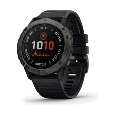 Смарт-годинник Garmin Fenix 6X Pro Solar Titanium Carbon Grey DLC with Black Band (010-02157-21): Виробник Garmin