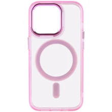 Чехол для iPhone Epik TPU Iris with MagSafe Pink for iPhone 14: Цвет розовый