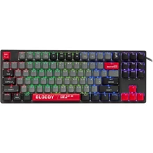 Клавиатура Bloody S87 Energy Red: Подключение проводное