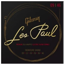 Струна для гитар Струны для электрогитар GIBSON SEG-LES LES PAUL PREMIUM ELECTRIC GUITAR STRINGS 9-46 SIGNATURE: Тип Комплект струн
