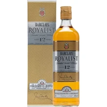 Віскі Barclays Blended Royalist 12 років витримки у подарунковій коробці 40% 0.7 л (YL5038342511231): Об'єм, л 0.7