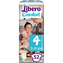 Libero Comfort 4 (7-11кг) (52) NEW: Тип Підгузки