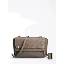 Женская сумка кросс боди Guess Bea Convertible Crossbody Flap серая (HWVS8132210-TAU): Пол Женский