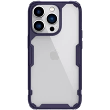 Чехол для iPhone Nillkin Nature Pro Series Dark Purple/Clear for iPhone 14 Pro Max: Цвет фиолетовый