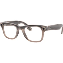 Смарт-окуляри Ray-Ban Meta Wayfarer Shiny Warm Stone- Transitions Clear/Watermelon Red size M (RW4006 6705P5 50-22): Виробник Ray-Ban