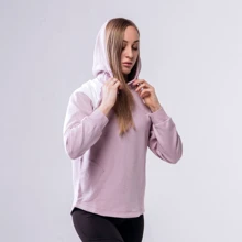 Спортивне худі Peak FW601012-PIN 42 бузкове з капюшоном: Сезон Демісезон