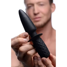 Анальний вібратор з рукояткою The Plug 10x Silicone Vibrating Thruster: Для кого унісекс