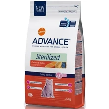 Корм для кошек Advance Cat Sterilized с лососем 1.5 кг: Тип Сухой корм