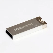 USB-флешка Mibrand 4GB Сhameleon USB 2.0 Silver (MI2.0/CH4U6S): Стандарт USB USB 2.0