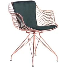 Кресло AMF Ibis, rose gold, emerald (545675): Производитель AMF