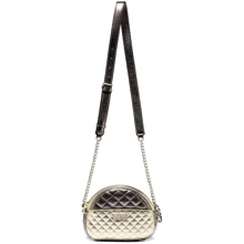 Женская сумка кросс боди Guess Brielle Mini Crossbody золотистая HWMG7581690-GDM): Пол Женский
