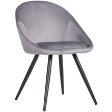 Стул обеденный AMF Mary black/silver (545860): Производитель AMF