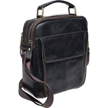 Чоловіча сумка планшет Borsa Leather коричнева (K16210-brown): Стать Чоловік