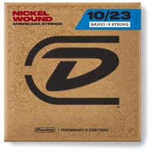 Струна для гитар Струны для банджо DUNLOP DJN1023 NICKEL WOUND LOOP END BANJO STRINGS 10-23 5-STRING: Тип Комплект струн