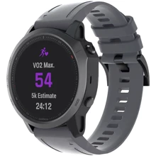 Ремінець Armorstandart Silicone 20mm для Garmin Fenix 5s/6s Grey (ARM60812): Колір серый