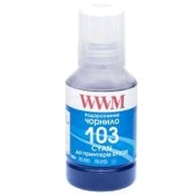 Чернила WWM EPSON L3100/3110/3150 140г Cyan (E103C): Цвет Cyan