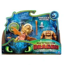 Набір Spin Master Dragons Як приборкати дракона 3 Дракон Сарделька та вершник Рибоног (SM66621/6356): Тип Персонаж мультфільму, фільму