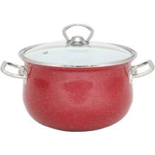 Кастрюля INFINITY SCE P450B со cтеклянной крышкой 16 см/2.1л Red (6367506): Тип Традиционная