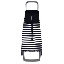 Сумка-тележка Rolser Jet Marina Joy 40 Blanco/Negro: Цвет черный
