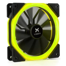 Кулер Vinga LED fan-02 yellow: Уровень шума, dB 22