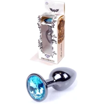 Анальна пробка BOSS of TOYS Boss Series - Jewellery Dark Silver PLUG Light Blue S (BS6400031): Для кого унісекс