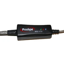 USB MIDI Аудиоинтерфейс / звуковая карта Prodipe 1in/1out: Тип Внешние