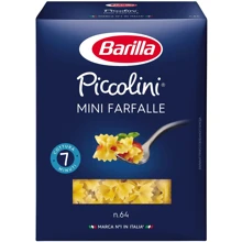 Макарони Barilla Piccolini Mini Farfalle, 500 г (DL3571): Вага нетто 500 г