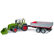 Автомодель Bruder Трактор Fendt Vario 211 з переднім навантажувачем та причепом (02182): Виробник Bruder
