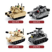 Конструктор LimoToy танк, фигурки, 4 вида, от 273 дет. (KB 185): Производитель LimoToy