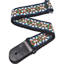 Гітарний ремінь D'addario 50E02 Nylon Woven Guitar Strap (Stained Glass): Виробник D'addario