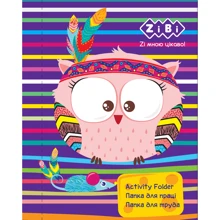 Папка для труда ZiBi FRIENDLY OWL, картонная, на резинке А4+ (300х212х28мм) (ZB.14932): Тип Папка для труда