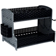 Violet House 0731 Ротанг Black 28х40х33 см (0731 Ротанг BLACK сушка д/посуду 28*40*33 см): Тип настольная