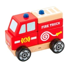 Дерев'яна пірамідка Viga Toys Пожежна машинка (50203FSC): Тип пирамидка