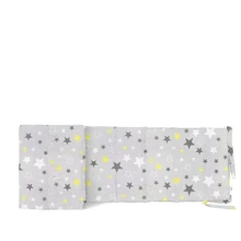 Бортик в кроватку Cosas WeltBed Star Yellow Grey Grey 30х180 см (4822052062951): Тип Защитное ограждение для кроватки